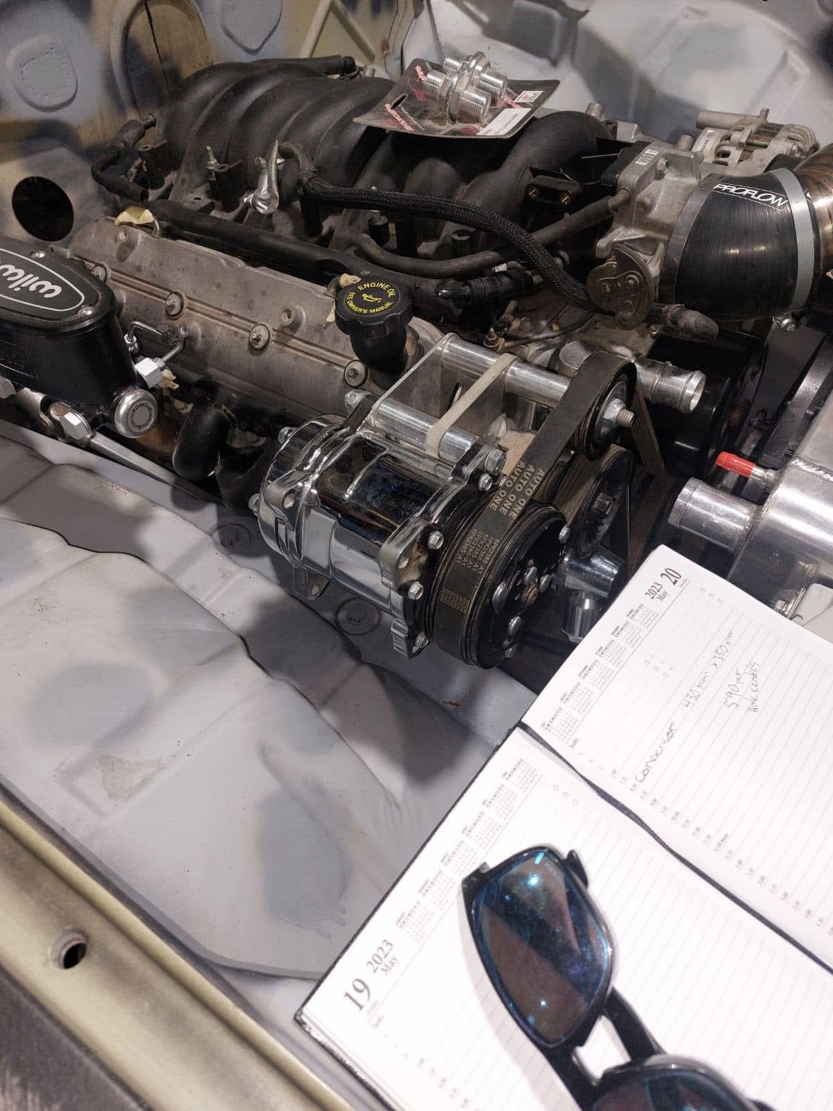 AC compressor installation